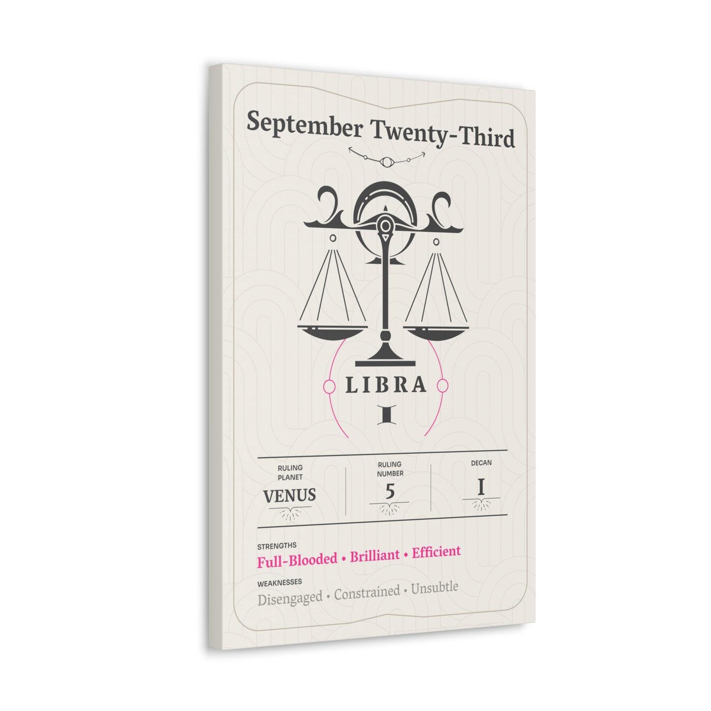 September Twenty-Third Canvas