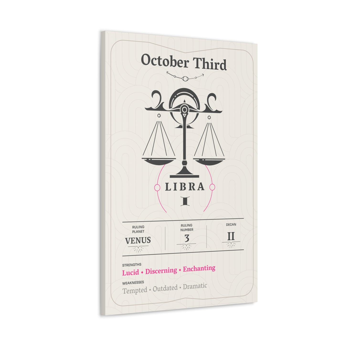 October Third Canvas