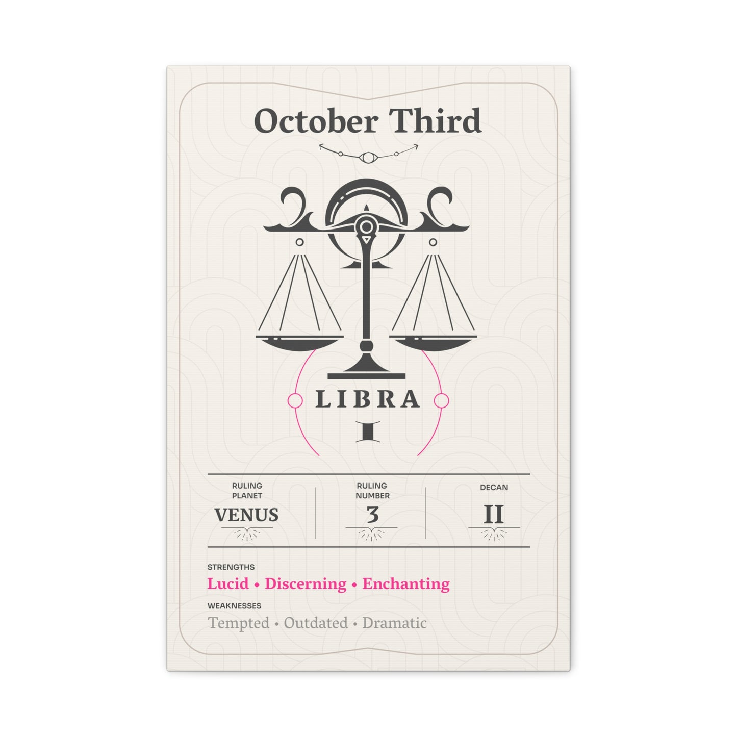 October Third Canvas