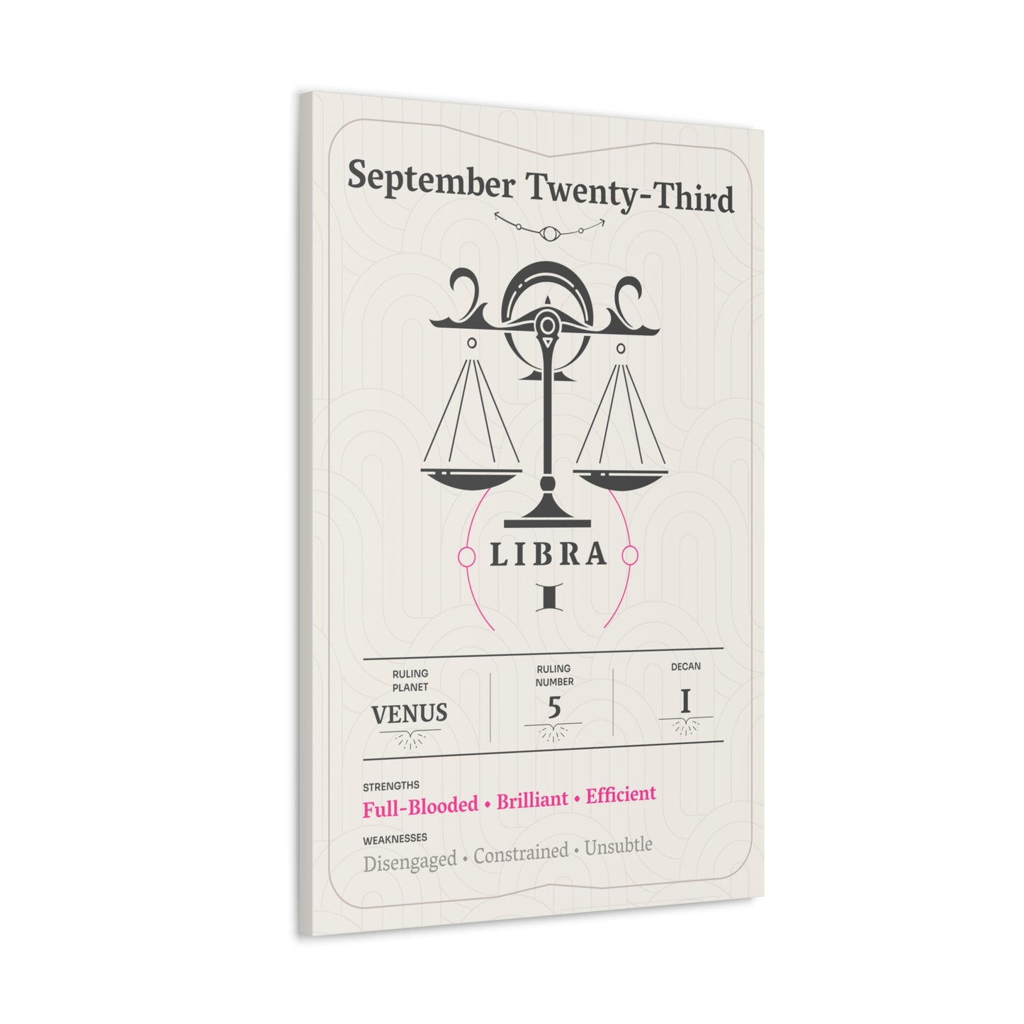 September Twenty-Third Canvas