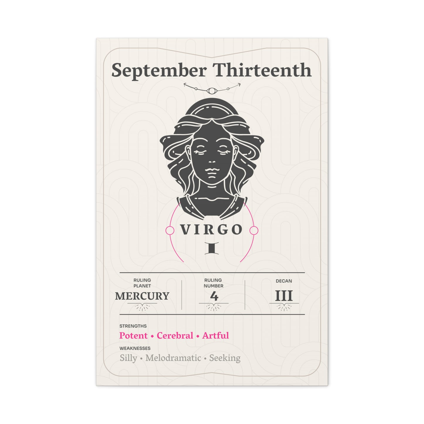 September Thirteenth Canvas