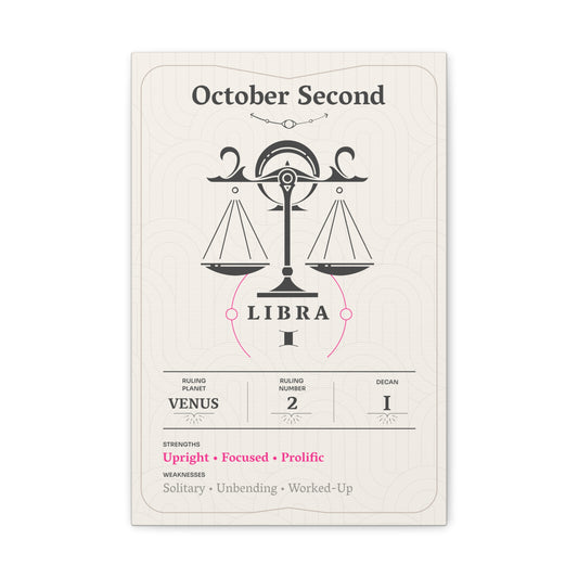 October Second Canvas