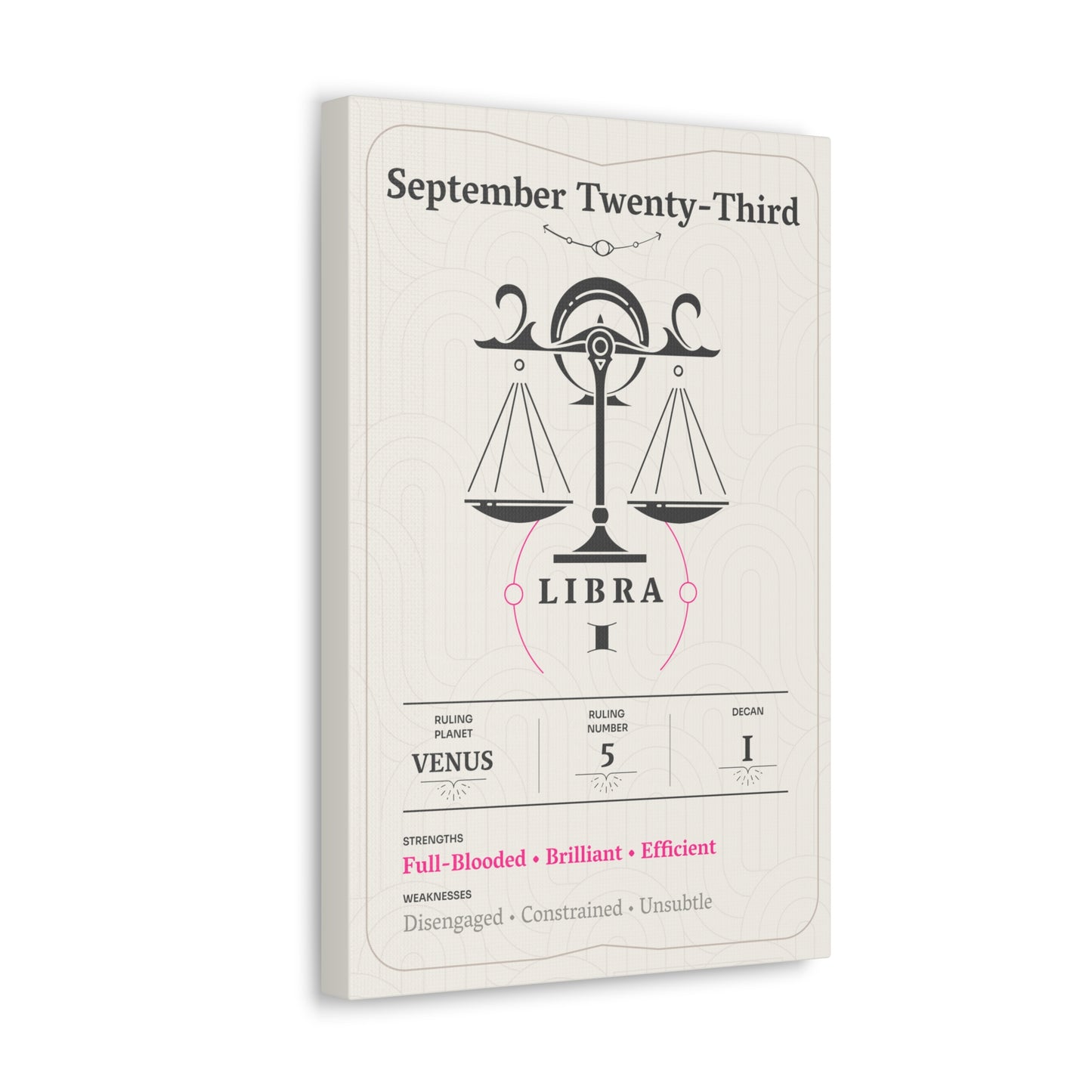 September Twenty-Third Canvas