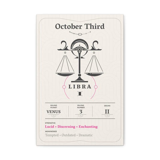 October Third Canvas