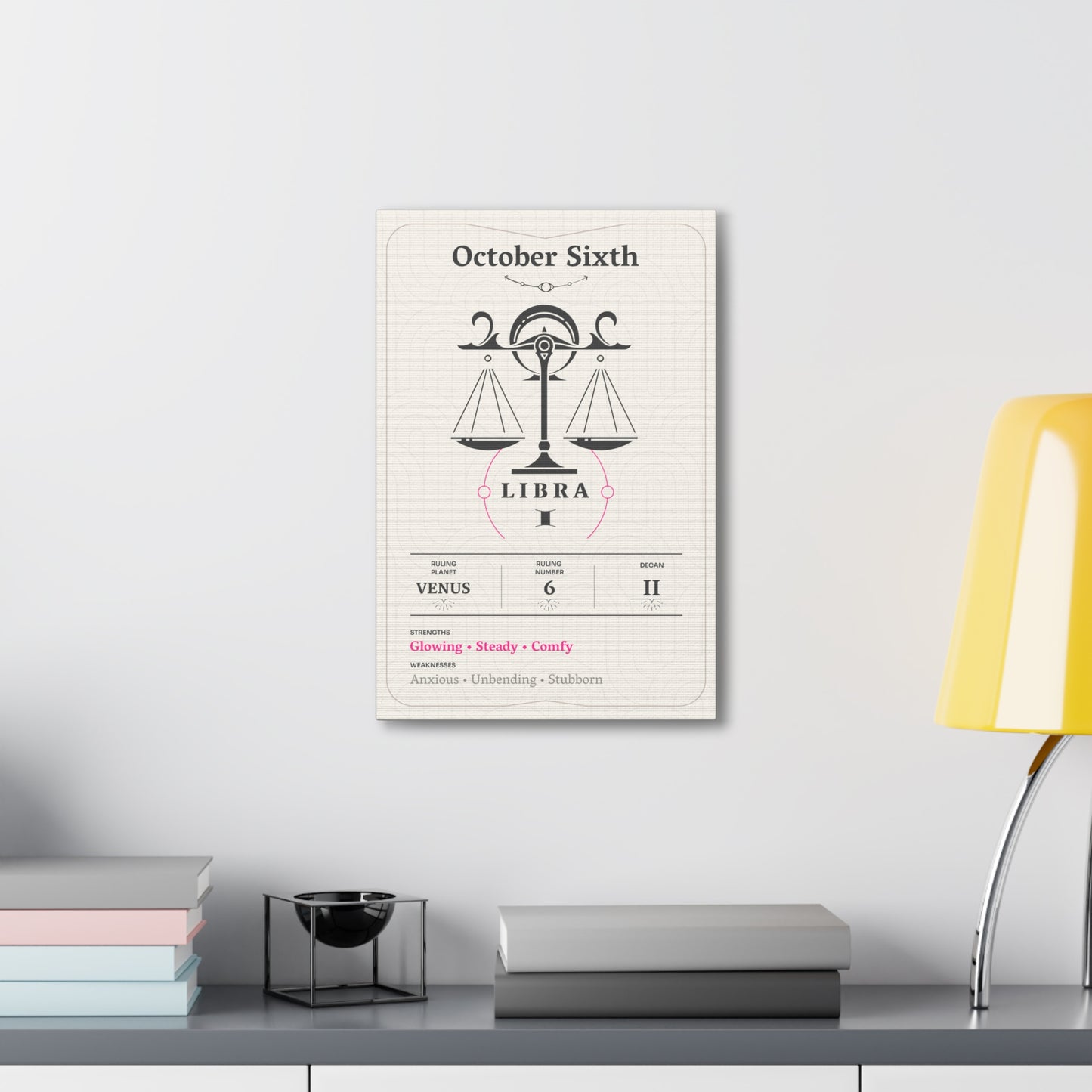 October Sixth Canvas