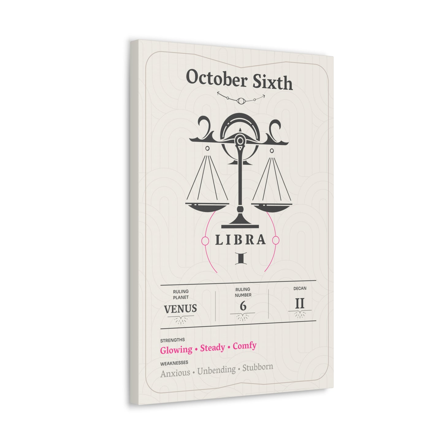 October Sixth Canvas