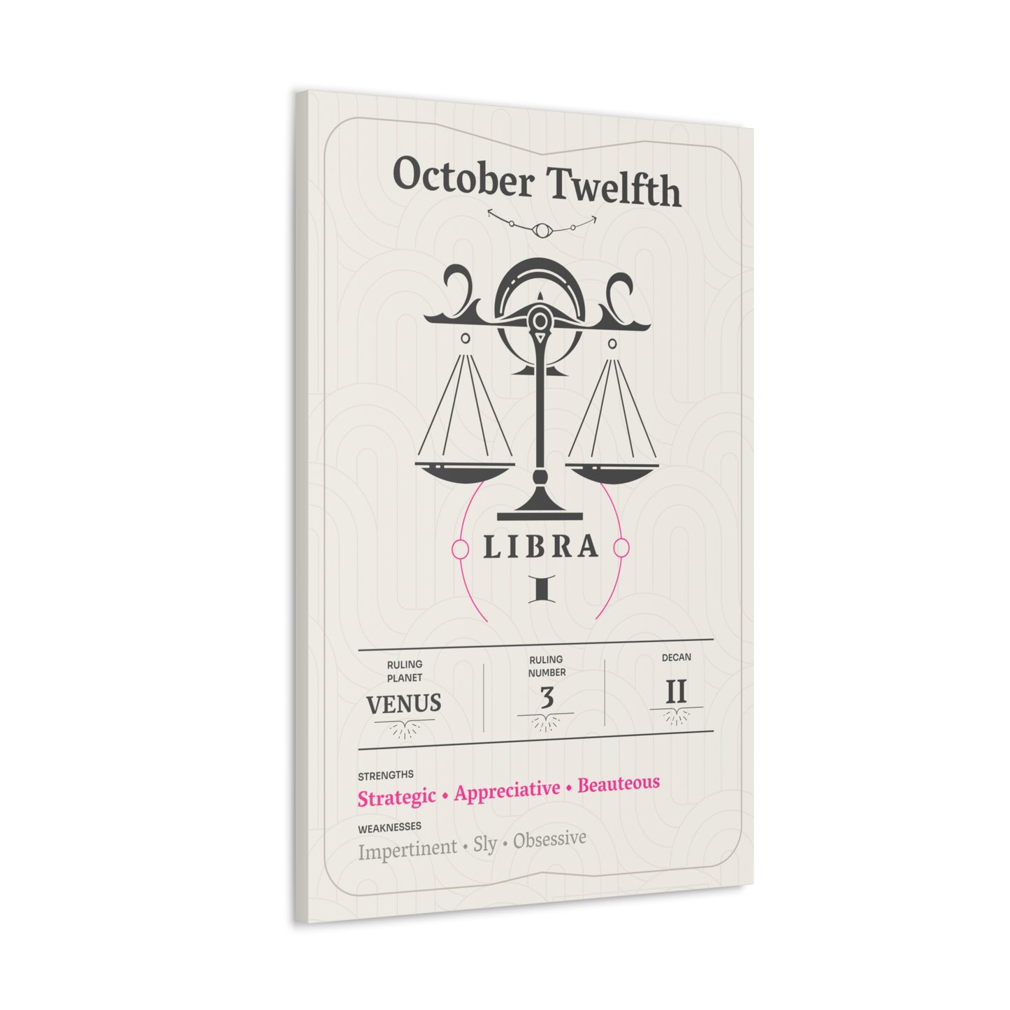 October Twelfth Canvas