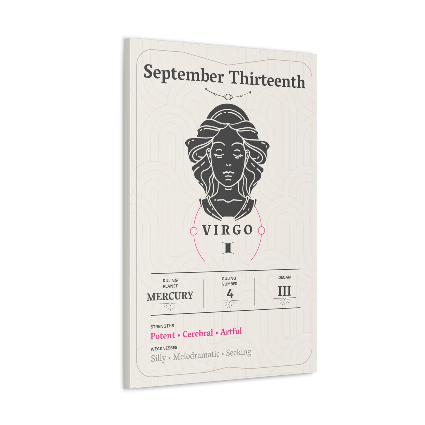 September Thirteenth Canvas