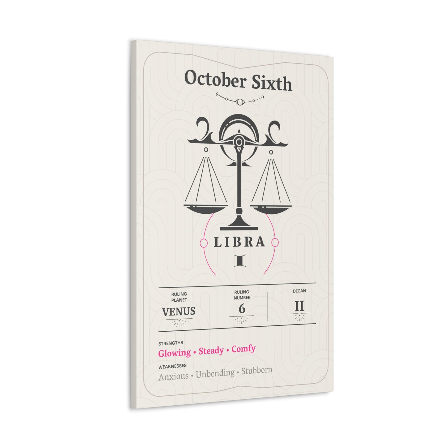 October Sixth Canvas