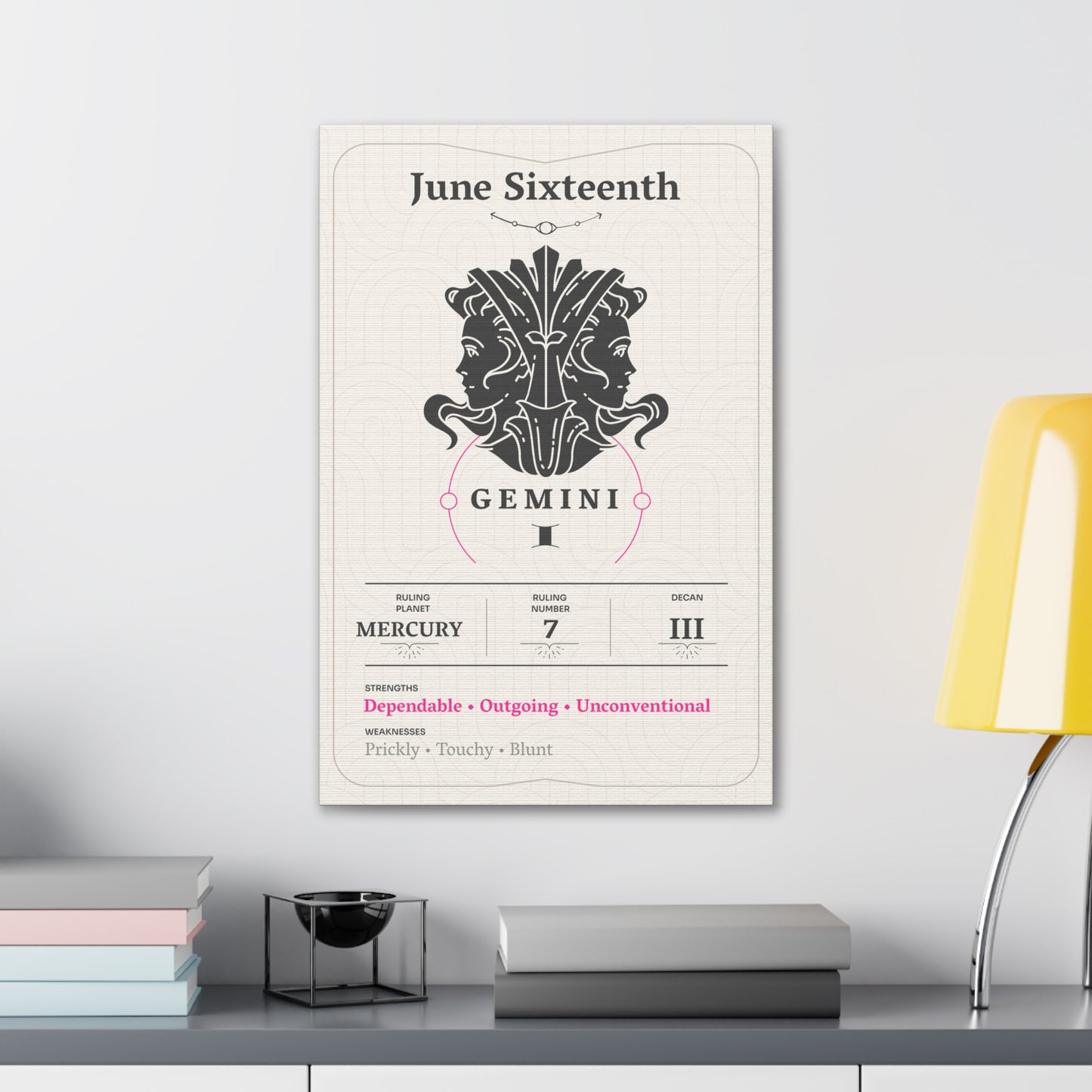 June Sixteenth Canvas