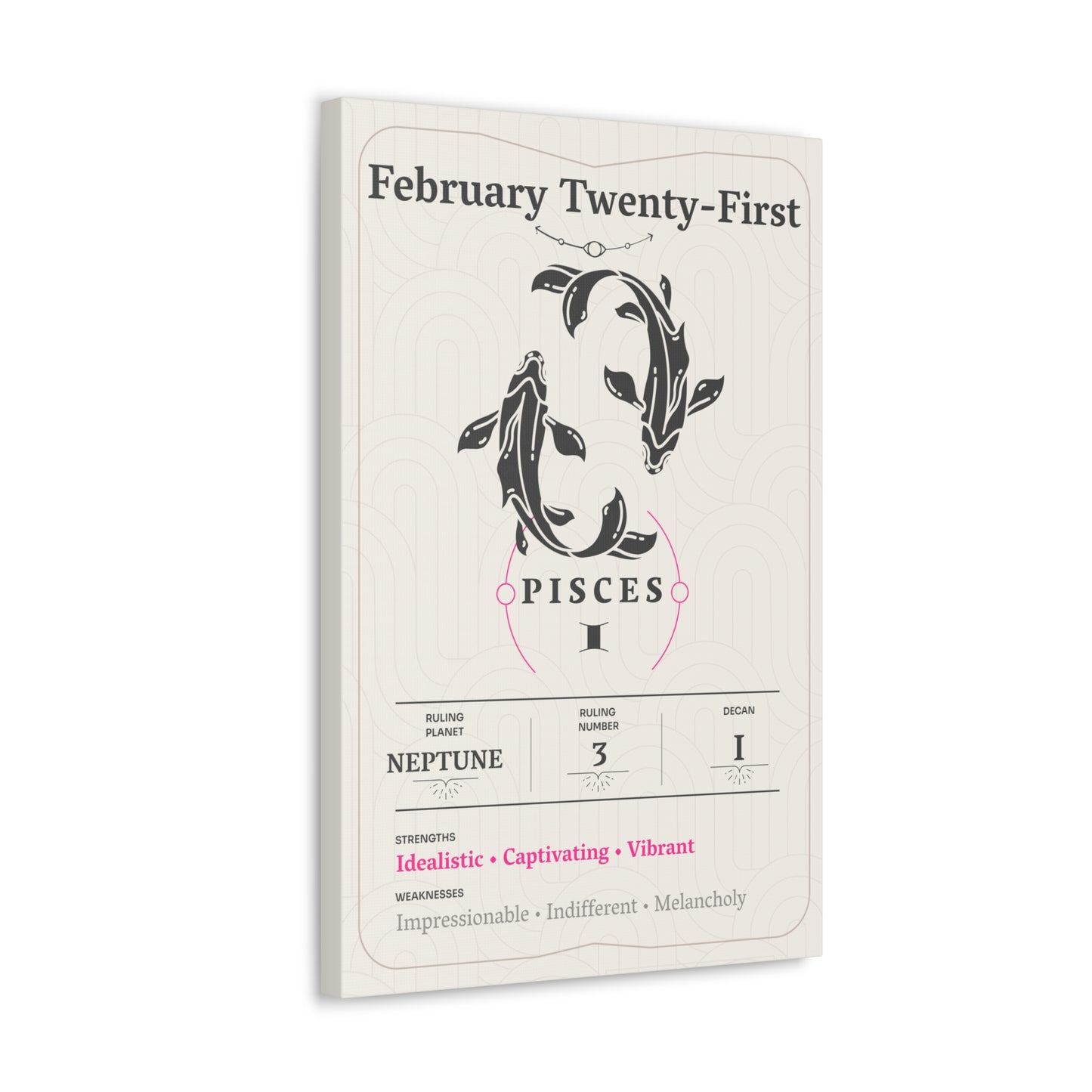 February Twenty-First Canvas