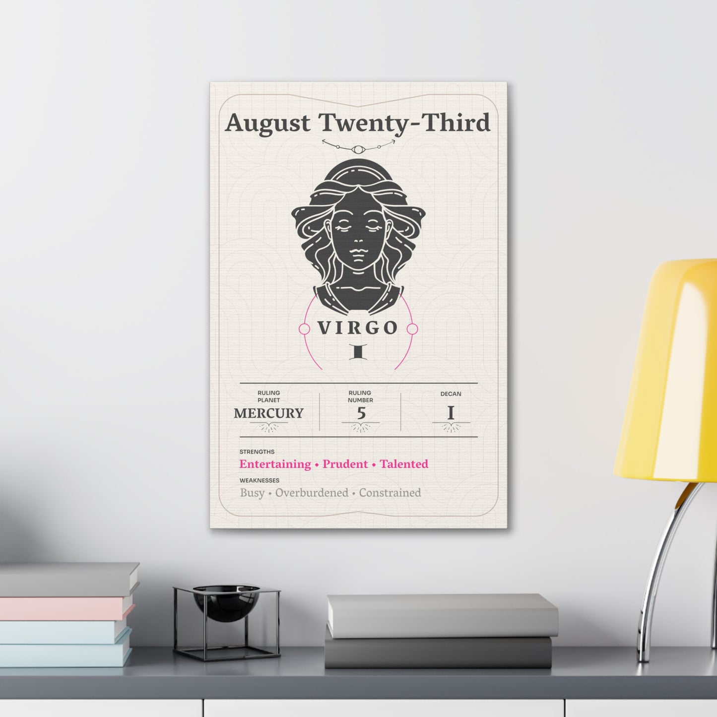 August Twenty-Third Canvas