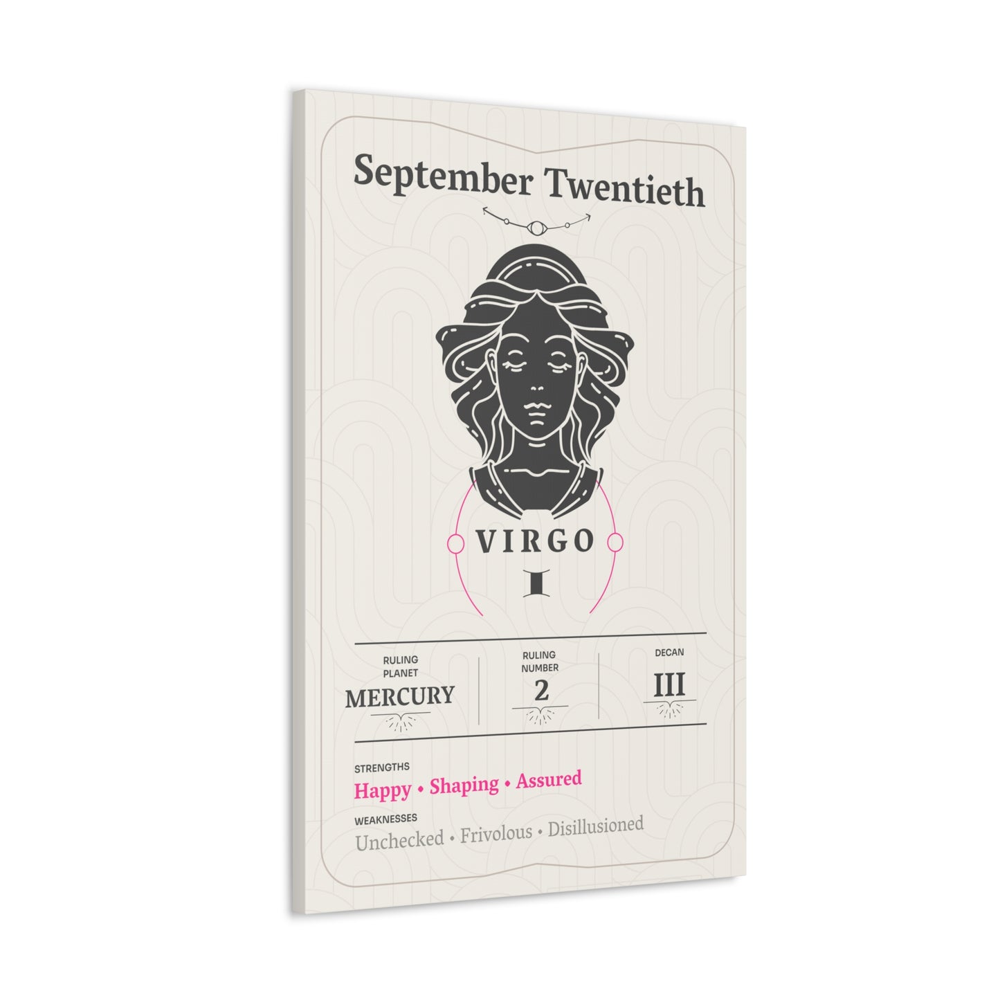 September Twentieth Canvas