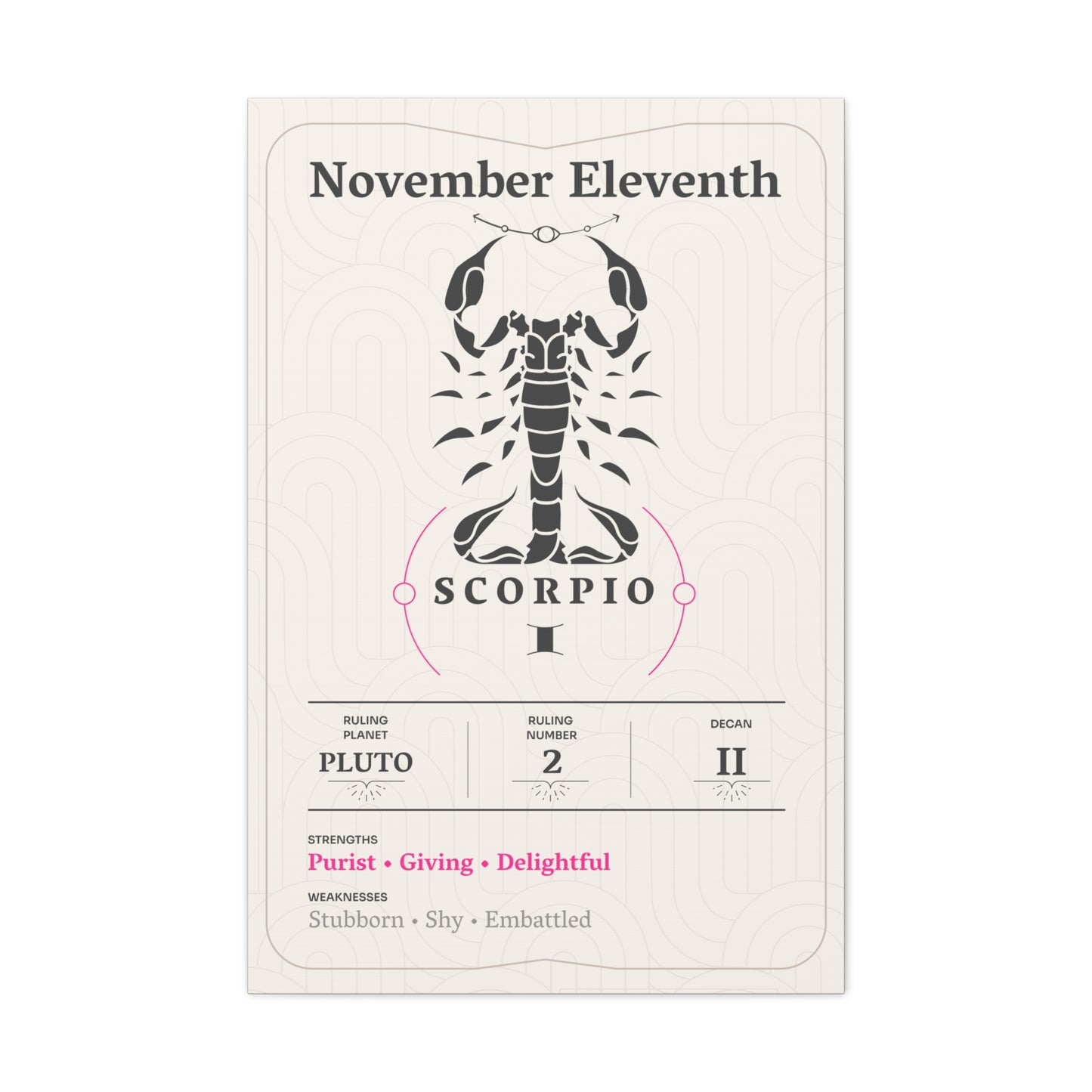 November Eleventh Canvas