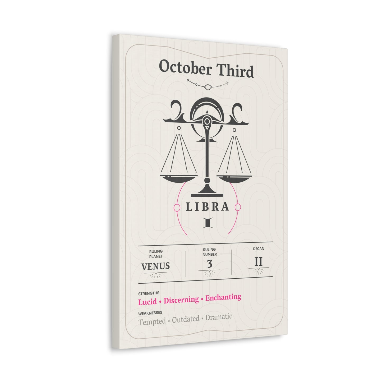 October Third Canvas