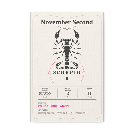 November Second Canvas