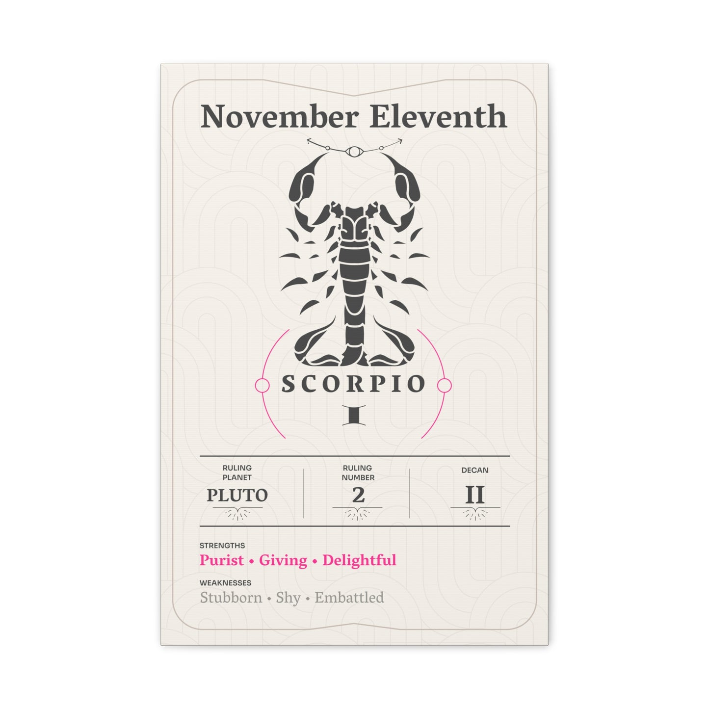 November Eleventh Canvas