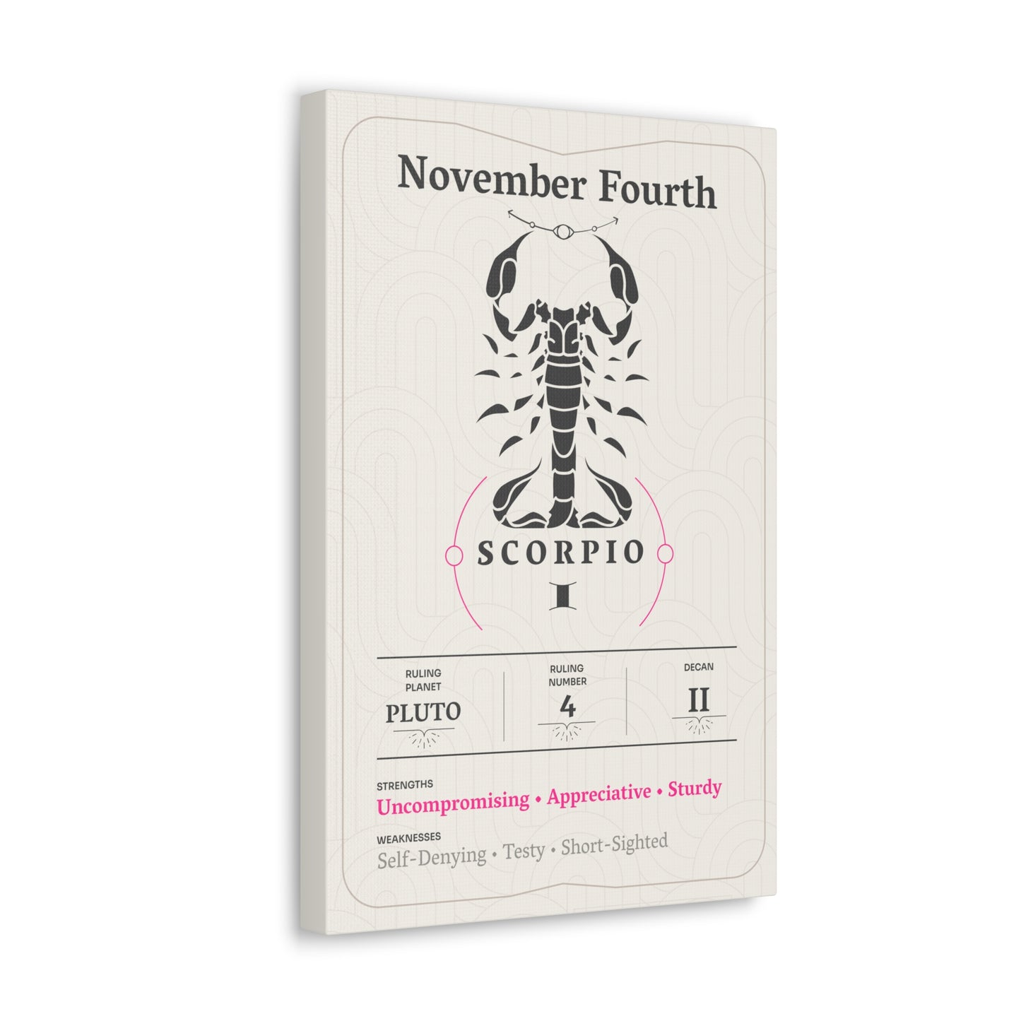 November Fourth Canvas