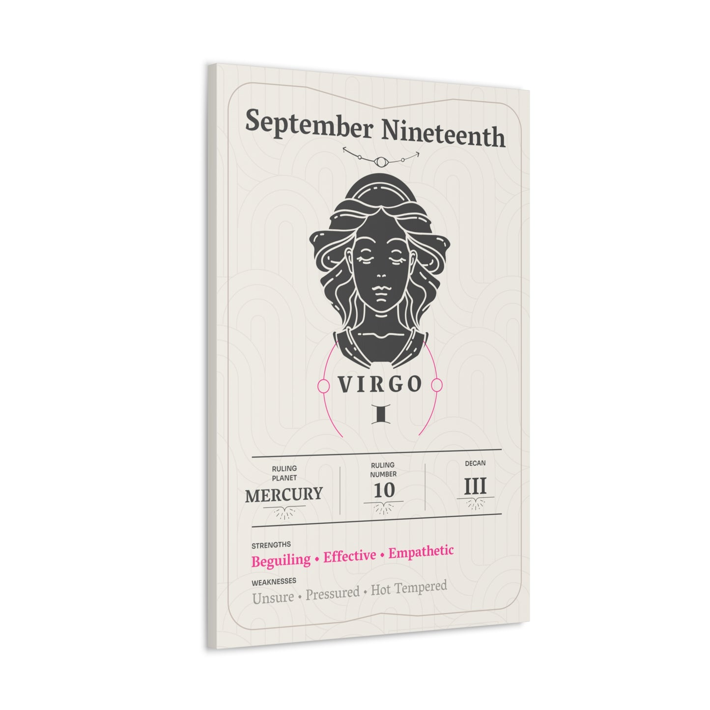 September Nineteenth Canvas