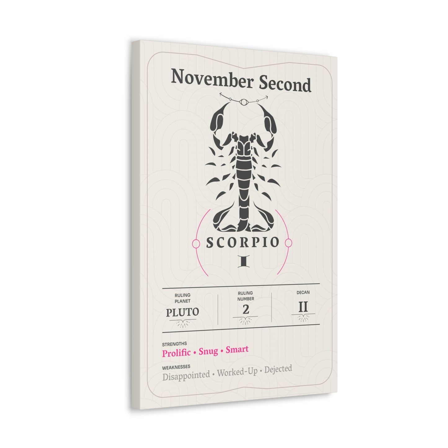 November Second Canvas