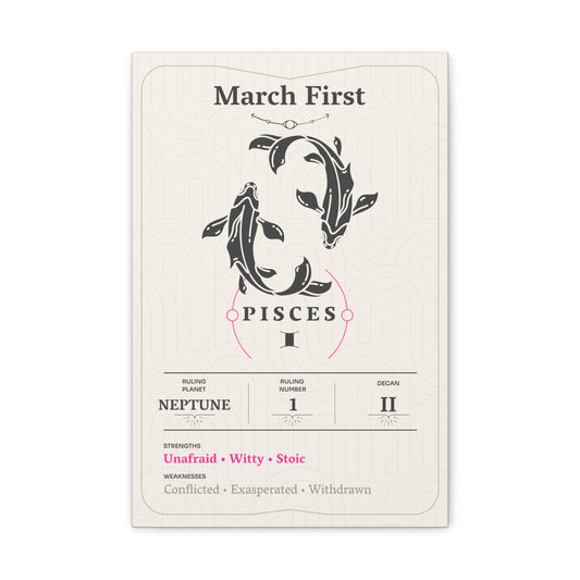 March First Canvas