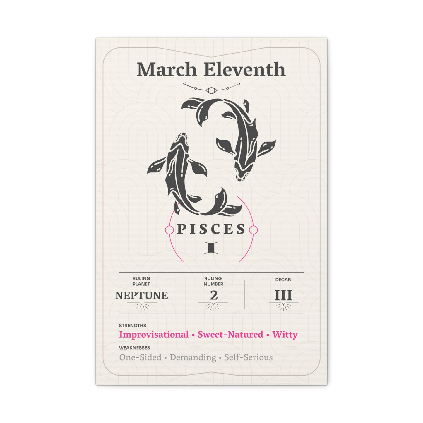 March Eleventh Canvas