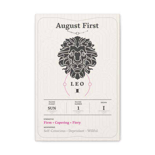 August First Canvas