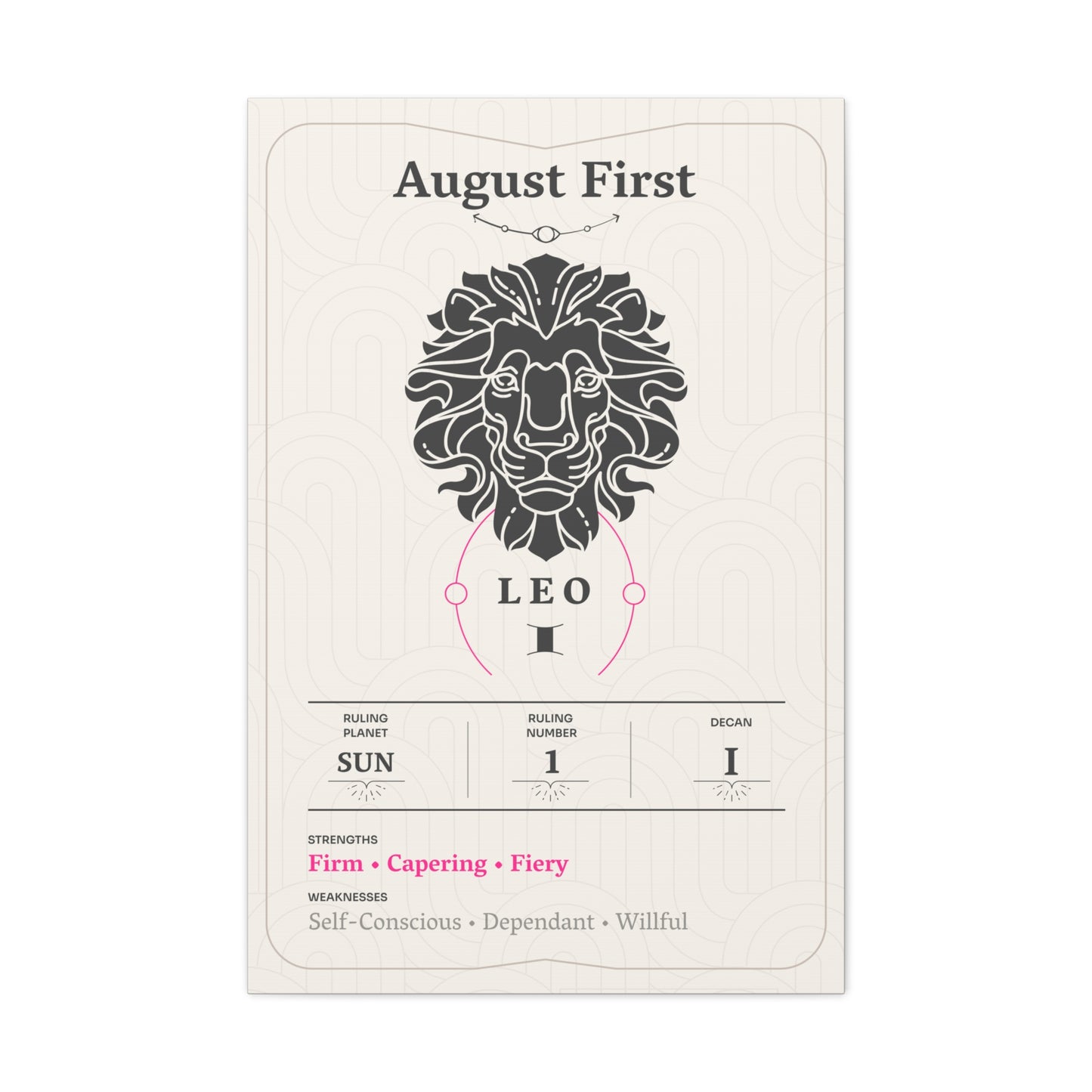 August First Canvas